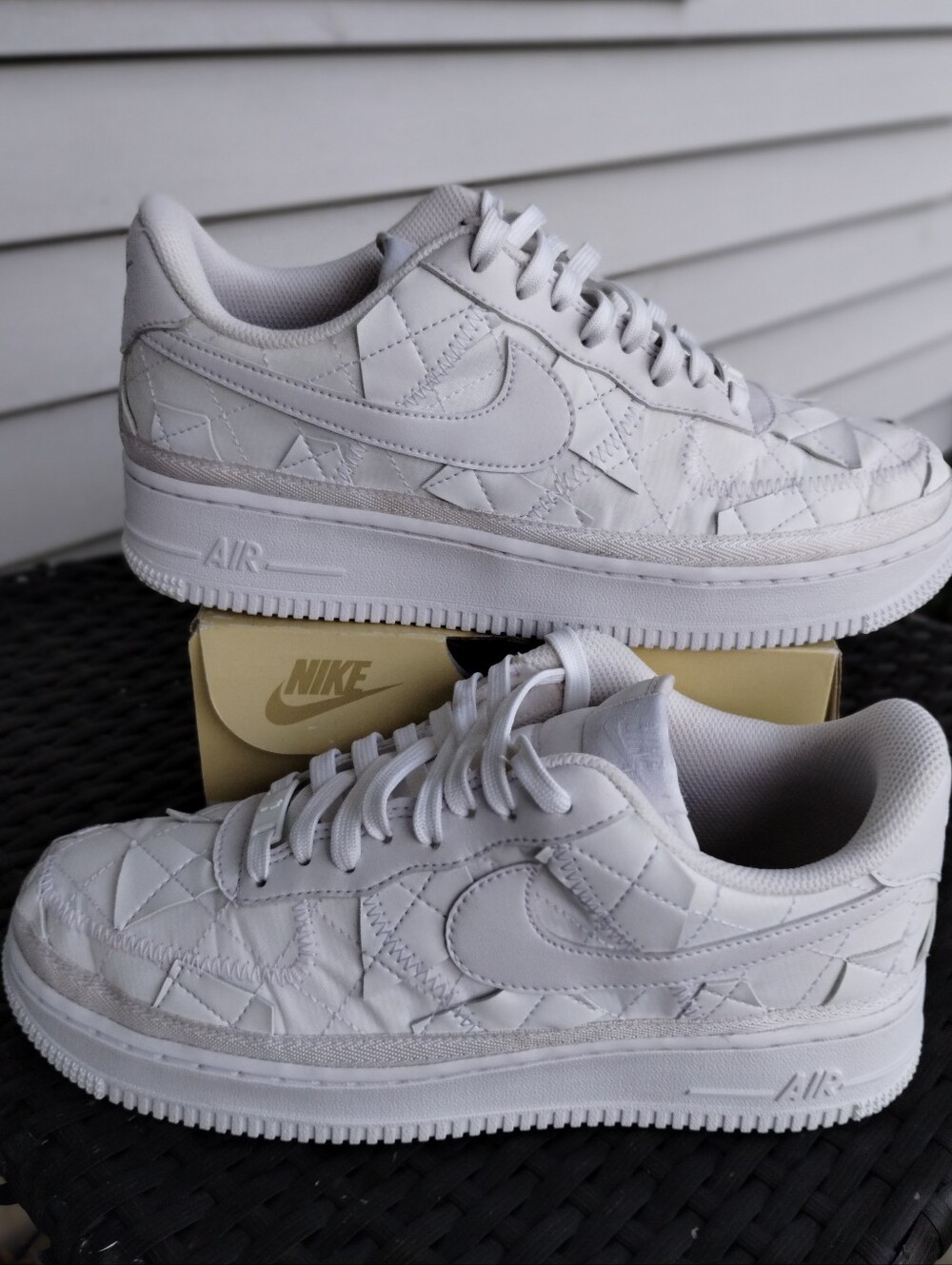Nike Air Force 1 SP Billie Eilish Triple White DZ3674-100 Women's 9.5 Men's 8
